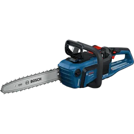 Product Image Dynamic of Bosch GKE18V-40N 18V 16 In. Chainsaw (Bare Tool) on the white background.