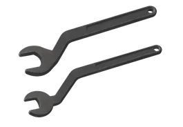 Product Image Dynamic of Bosch RA1152 Offset Router Bit Wrench Set on a white background.