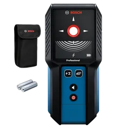 The Bosch GMS120-27 Wall Scanner on the product image dynamic on a white background.