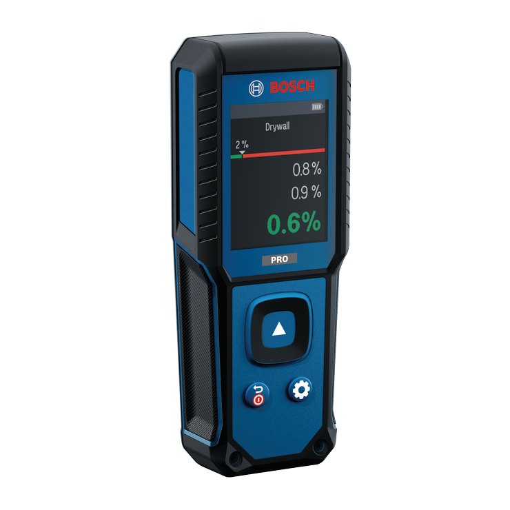 Product Image Dynamic of Bosch GMM1-15 Pad Moisture Meter on a white background.