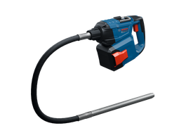 Product Image Dynamic of Bosch GVC18V-25-120D Concrete Vibrator on a white background.
