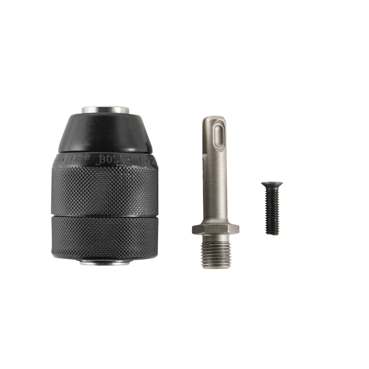 Mug-Shot Image of Bosch HA3JAWC 1/2" SDS-plus® Shank Keyless Chuck on a white background.