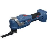 Product Image Dynamic of Bosch GOP18V-30N 18V StarlockPlus® Oscillating Tool on a white background.