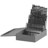 60 piece Metal Index Black Oxide Drill Bit Set