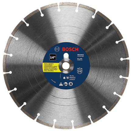 Disque segmenté diamanté standard de 14 po pour les coupes grossières universelles