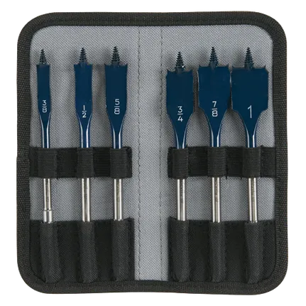 Jeu de 6 mèches plats standard Daredevil™ avec étui