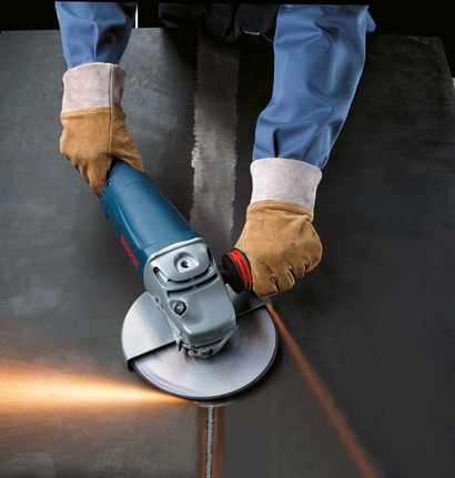 Meule abrasive de rectification/égalisation de 4-1/2 po avec abrasif type 29, grain 120, alésage de 7/8 po