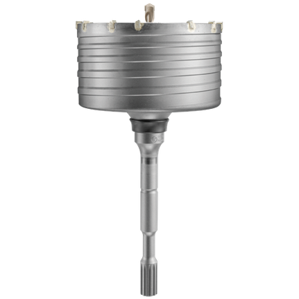 Couronne-trépan pour marteau perforateur à nervures de 5 x 12 po avec conception ondulée