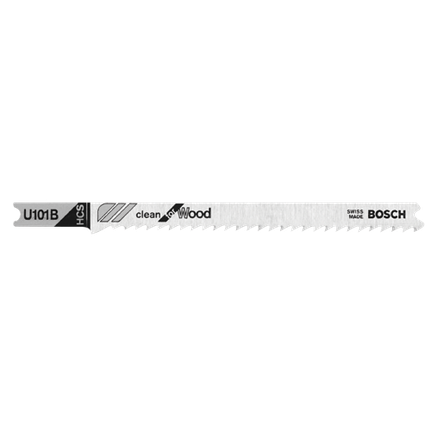 5 lames de scie sauteuse à pied en U Clean for Wood de 3-5/8 po à pas variable à 10 dents par pouce