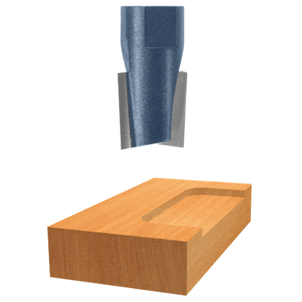 Fraise à mortaiser pour charnière à pointe en carbure de 1/2 po x 1/2 po