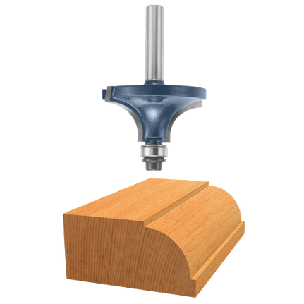 Fraise pour bordure à baguette à pointe au carbure de 1/2 po x 11/16 po