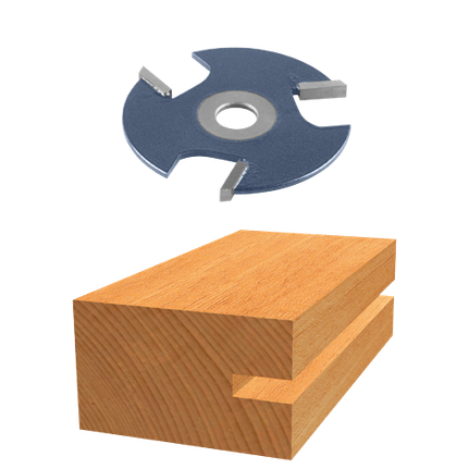 Mèche de fraise à rainurer à 3 ailettes à pointe au carbure de 5/32 po