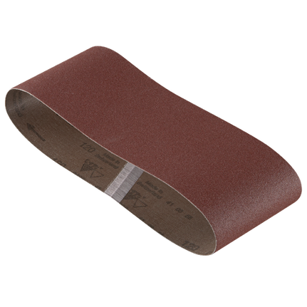 Bandes abrasives de 4 po x 24 po et de grain 120, 3 pièces