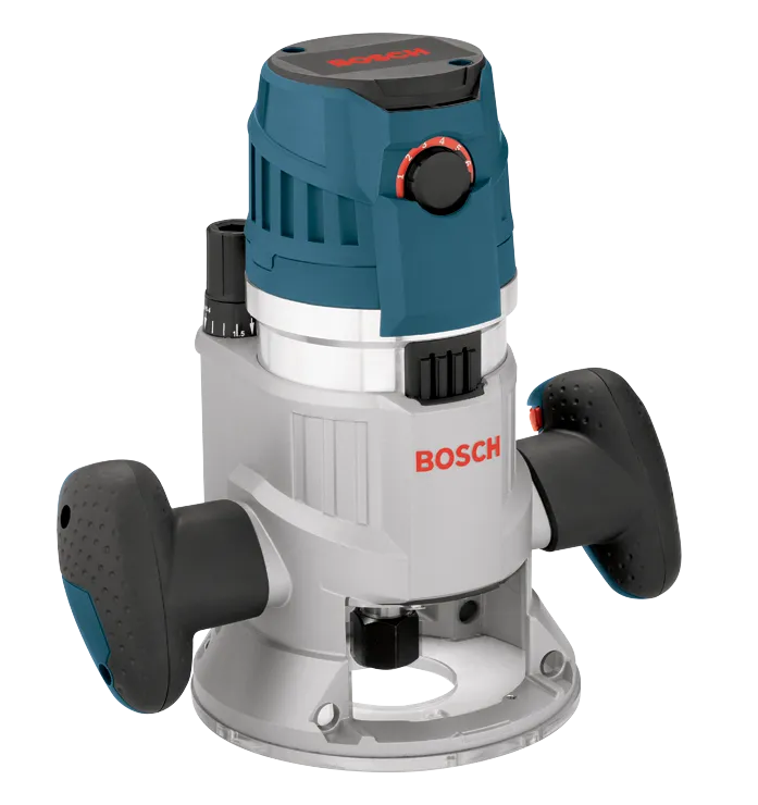 Fraiseuse électrique Bosch avec texte "BOSCH".