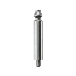 A cylindrical metal tool with a threaded base and a rounded top.