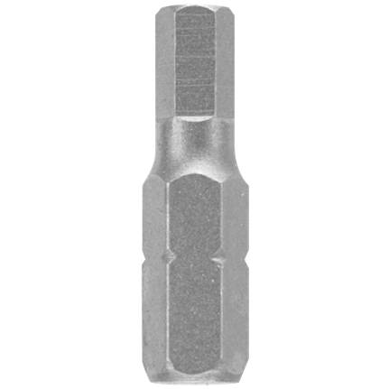 Extra Hard Allen bit, 1 In. long, 1/4 In. shank, 5/16 In. point