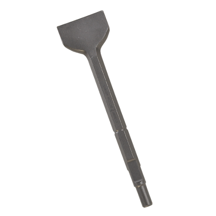 10 pieces 2 In. x 12 In. Scaling Chisel Tool Round Hex/Spline Hammer Steel