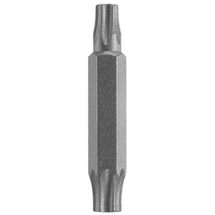 Extra Hard 1-1/2 In. double-end bit, T25-T30 points, 1/4 In. shank