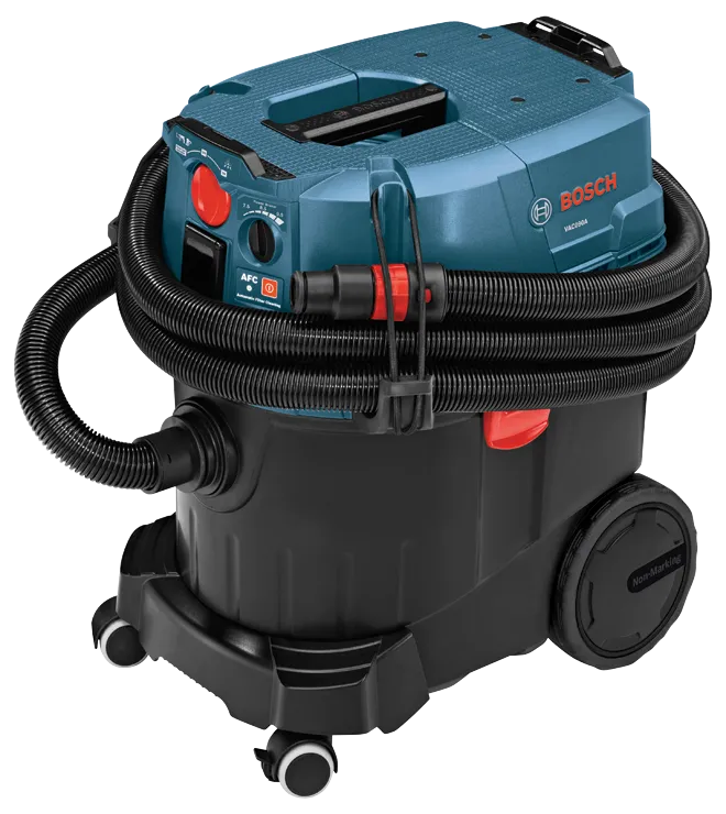 Bosch vacuum cleaner with hose and handle.