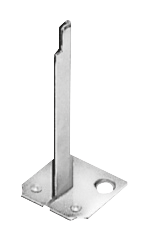 Bosch metal bracket with a vertical rectangular part.