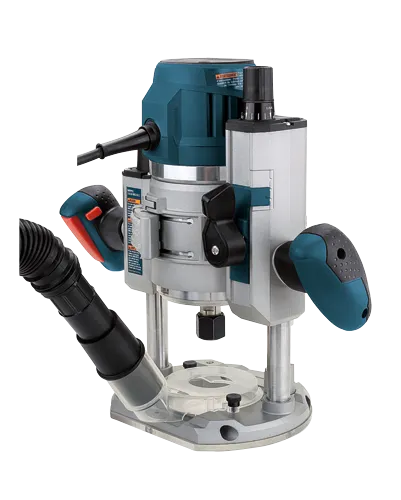 Bosch router with text "AVERTISSEMENT", model "2 610 003 611".