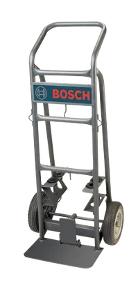 BOSCH hand truck with wheels. The  logo is visible on the front.
