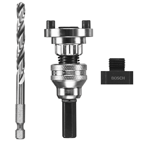 Drill bit and tool with "BOSCH" inscription.