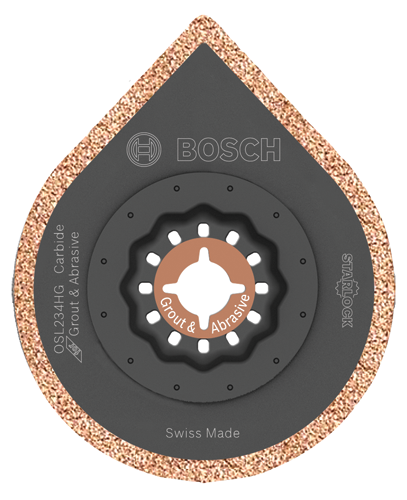Bosch OSL234HG Carbide Grout & Abrasive Swiss Made multi-tool blade.