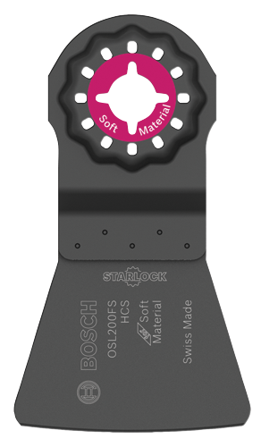 Bosch OSL200FS HCS blade for Soft Material, Swiss Made.