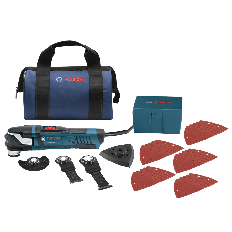 StarlockPlus™ Oscillating Multi-Tool Kit with Snap-In Blade Attachment_GOP40-30B_Kit