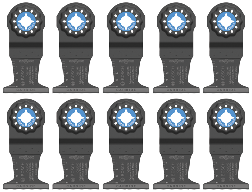 thumbnail interactive-video image 1 of Bosch Starlock Oscillating Multi-Tool Blade – 2-1/2" Bi-Metal Plunge Cut OSL212F 1 of 2