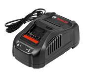 Bosch charger with visible "BOSCH" text.