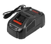 Bosch charger with visible "BOSCH" text.