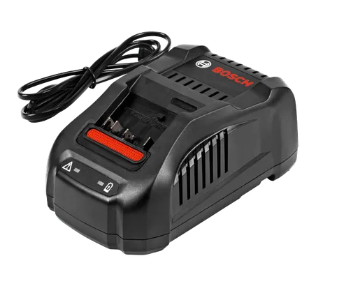 Bosch charger with visible "BOSCH" text.