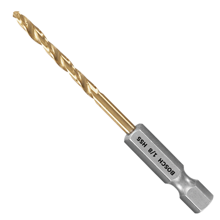 1/8 In. Impact Tough™ Titanium Nitride Coated Drill Bit
