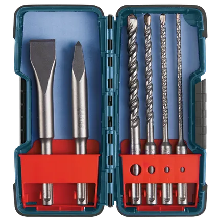 thumbnail interactive-video image 1 of MAX-CRAFT 3-Pack 3/4" X 8" SDS Plus Rotary Hammer Drill Bits – Carbide Tip – Masonry Concrete Stone – Made With YG8C 1 of 6