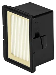 Bosch air filter with black frame.