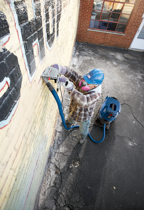 5 In. Angle Grinder with Tuckpointing Guard_AG50-10TG_Tuckpointing app3
