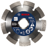 Bosch 4 1/2" cutting blade DD450 with Max RPM 13,300/min; for metal, great for marble, granite, marine, mostly dry.