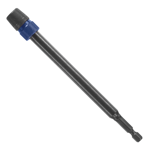 Bosch screwdriver bit with blue and black accents.