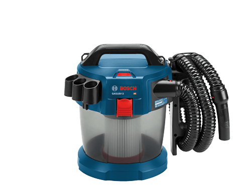 18V 2.6-Gallon Wet/Dry Vacuum Cleaner with HEPA Filter GAS18V-3 Profile-Hose 18V 2.6-Gallon Wet/Dry Vacuum Cleaner with HEPA Filter GAS18V-3 Profile-Hose