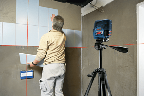 12V Max Connected Cross-Line Laser with Plumb Points_GCL100-80C_Tiling 12V Max Connected Cross-Line Laser with Plumb Points_GCL100-80C_Tiling