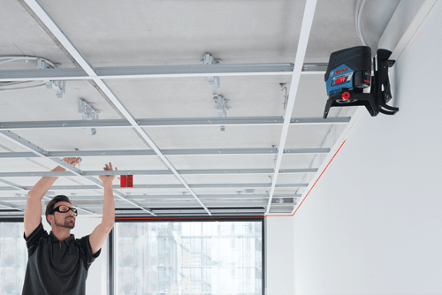 12V Max Connected Cross-Line Laser with Plumb Points_GCL100-80C_Drop Ceiling 12V Max Connected Cross-Line Laser with Plumb Points_GCL100-80C_Drop Ceiling