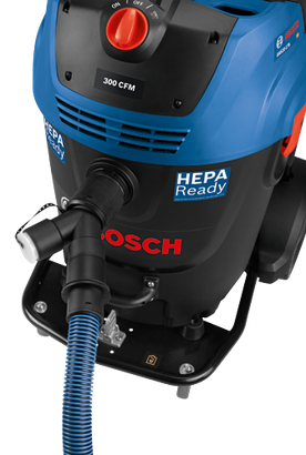 Bosch GAS20-17A, HEPA Ready vacuum cleaner, 300 CFM.