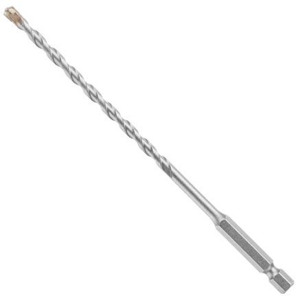 1/4 In. X 6 In. Hex Shank Hammer Drill Masonry Bit