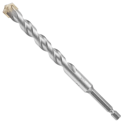 1/2 In. X 6 In. Hex Shank Hammer Drill Masonry Bit