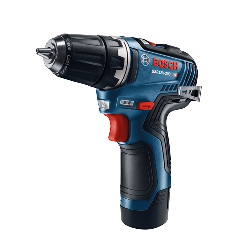 Bosch GSR12V-300 HD drill with 10mm (3/8") chuck.