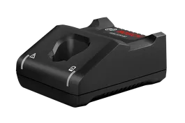 Bosch GAL12V-40 charger, with warning and battery charge indicator symbols.