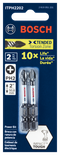2 pc. Impact Tough™ 2 In. Phillips® #2 Power Bits, ITPH2202, PKG