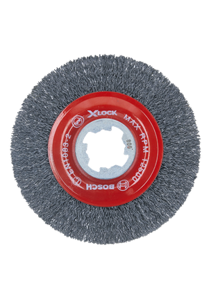 4-1/2 In. Wheel Dia. X-LOCK Arbor Tempered Steel Crimped Wire Wheel